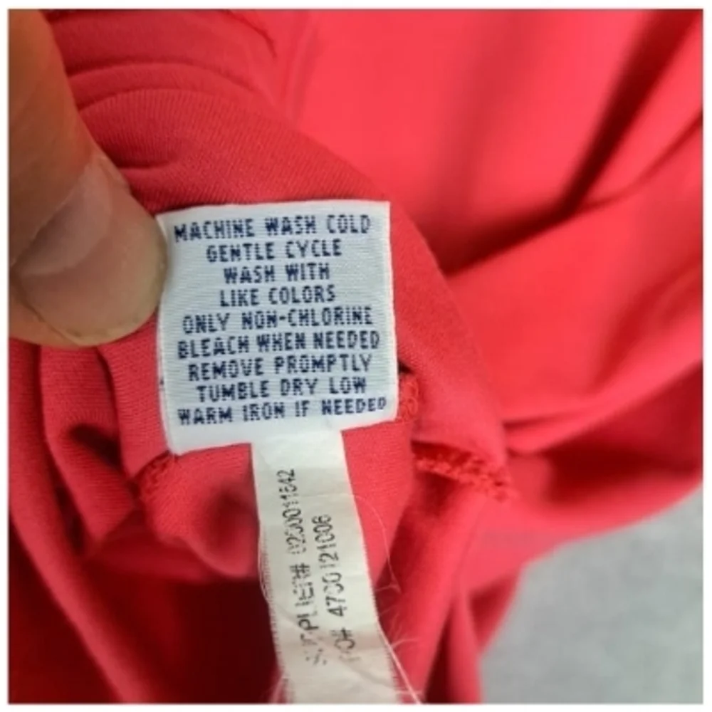 Polo Ralph Lauren Men's Size M Pima Soft Touch Polo Logo Two Button Coral